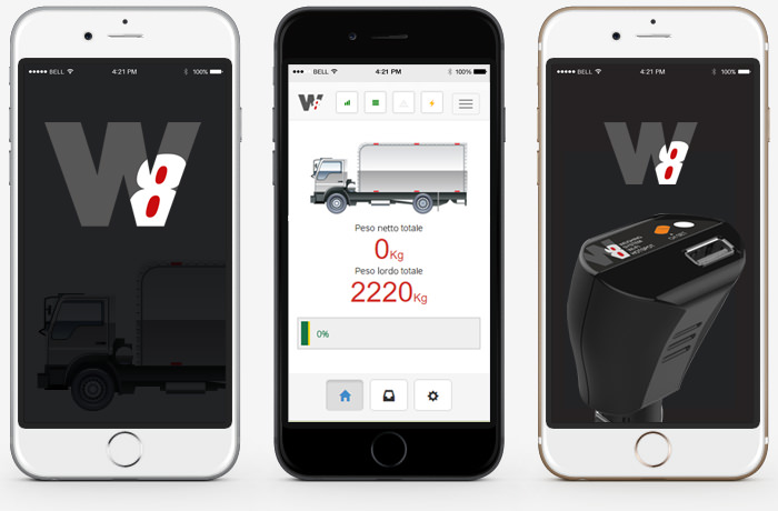 w8 ios app onboard scaling truck system